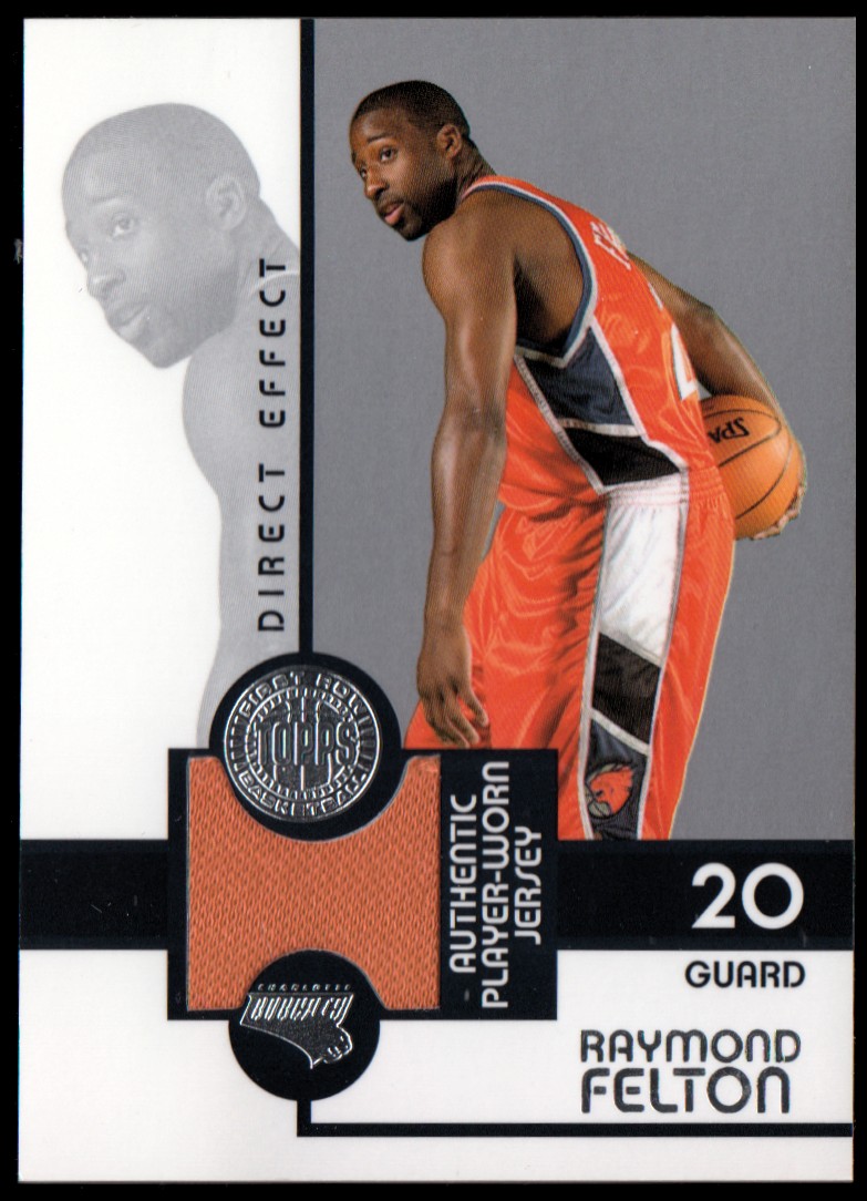 MAGLIA TOPPS PRIMA FILA BASKET 2005 06 EFFETTO DIRETTO RELIQUIE