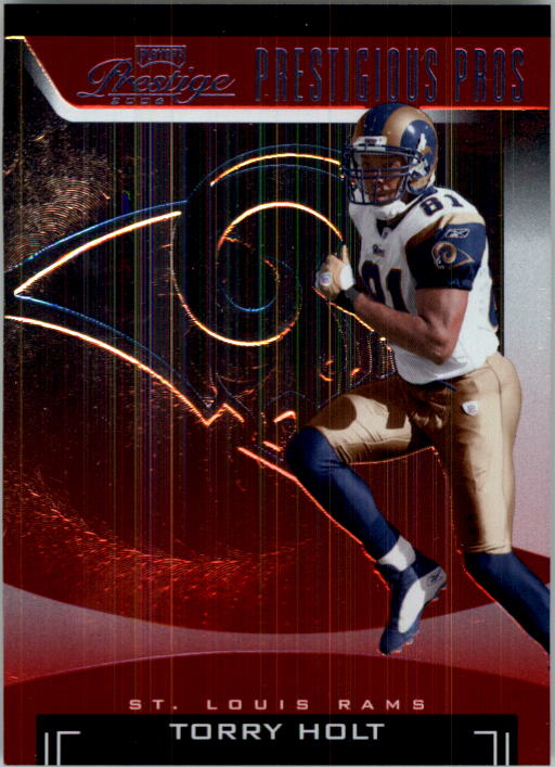 2006-Playoff-Prestige-Prestigious-Pros-Red-Football-Card-48-Torry-Holt-150