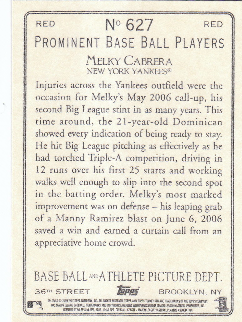 2006 Topps Turkey Red Baseball Part 3 - Picture 29 of 117