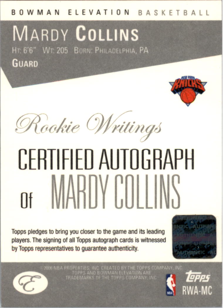 2006-07 Bowman Elevation Basketball Rookie Writing Autographs AUTO You Pick - Picture 15 of 29