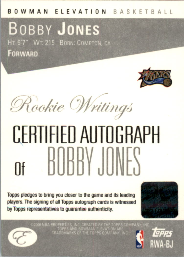 2006-07 Bowman Elevation Basketball Rookie Writing Autographs AUTO You Pick - Picture 5 of 29