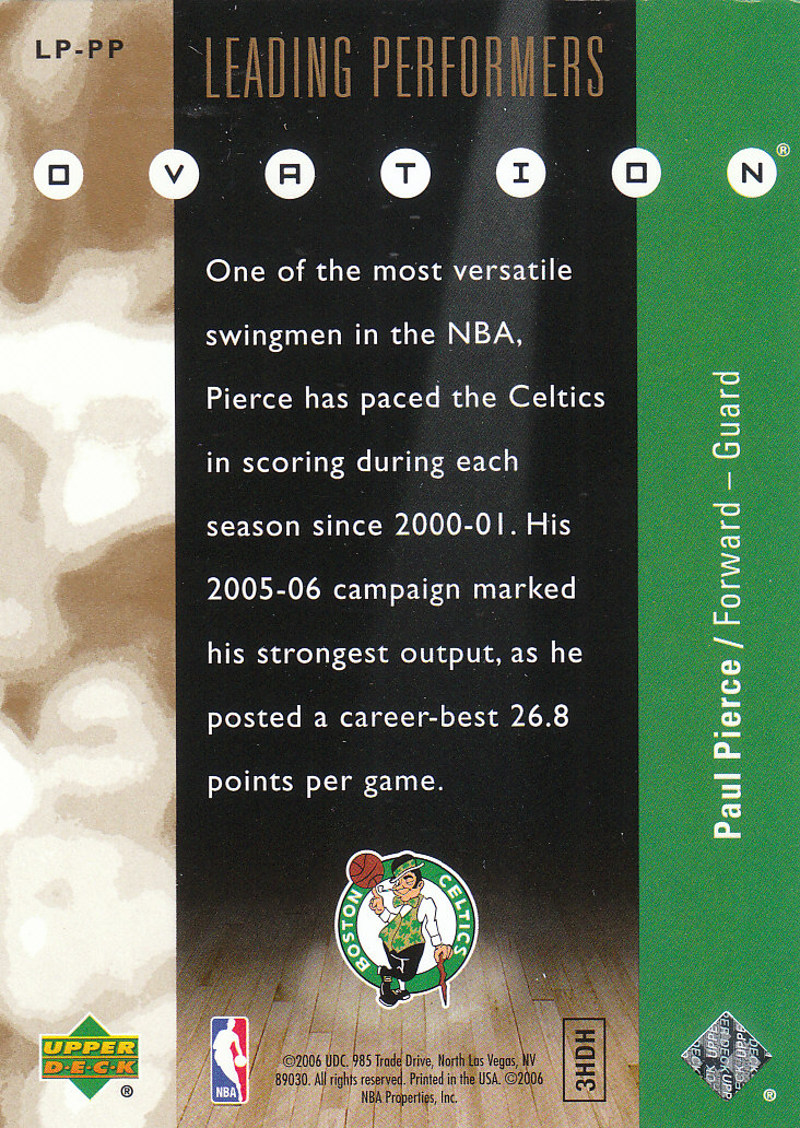 2006/2007 Ovation (Upper Deck) Basketball - Picture 15 of 227