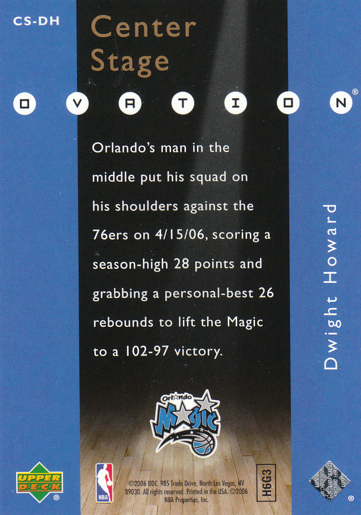 2006/2007 Ovation (Upper Deck) Basketball - Picture 37 of 227