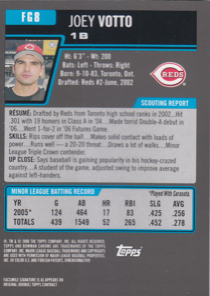 2006 Bowman Chrome Draft Baseball - Picture 267 of 368