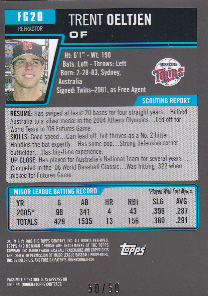 2006 Bowman Chrome Draft Baseball - Picture 342 of 368