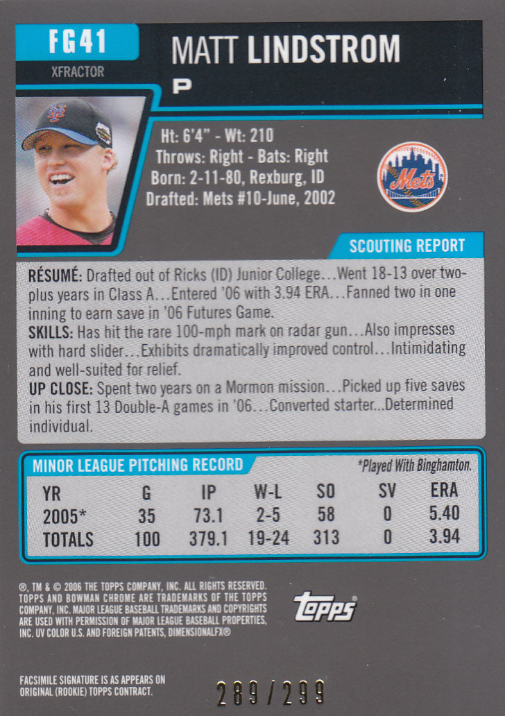 2006 Bowman Chrome Draft Baseball - Picture 354 of 368