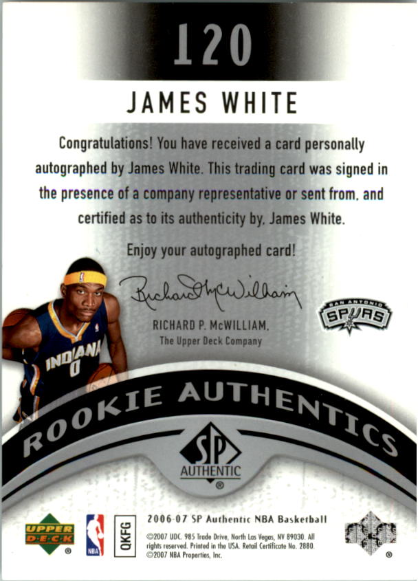 2006-07 SP Authentic Basketball Card Pick - Picture 193 of 195