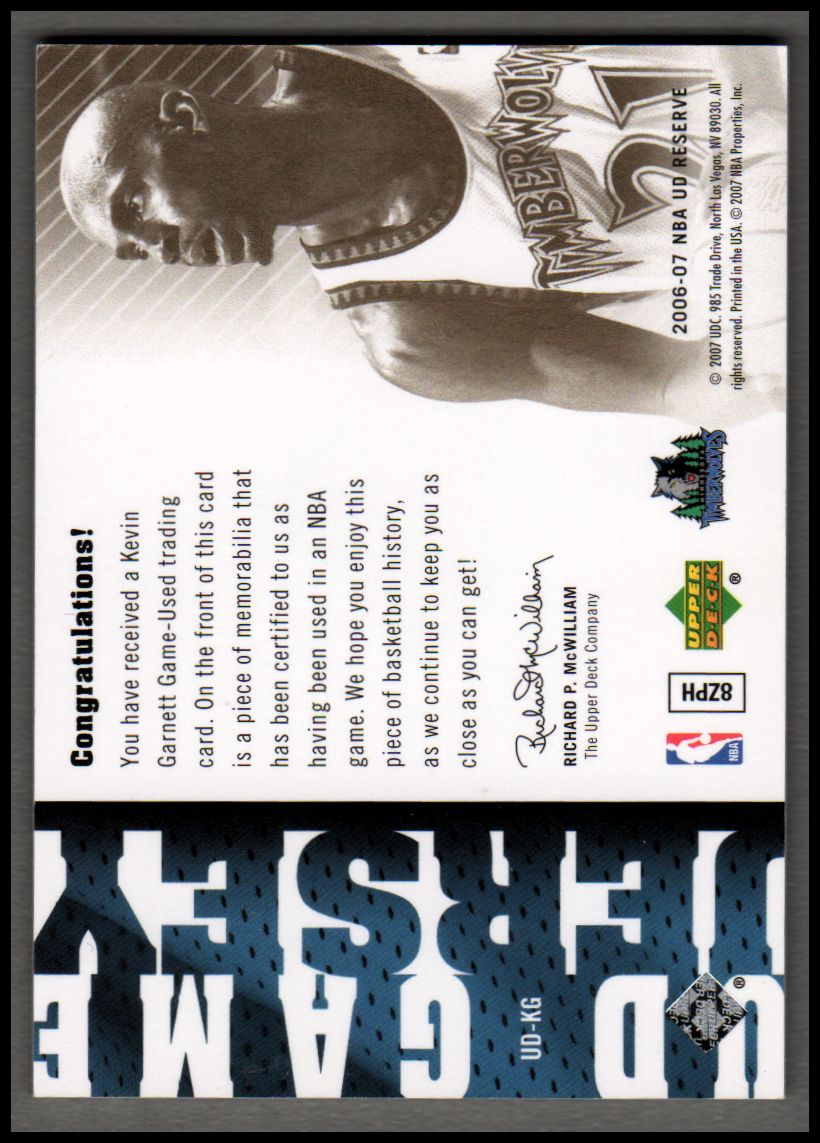 2006-07 UD Reserve Basket Game Maglie YOU SCEGLI Maglia carta reliquia - Foto 21 di 37