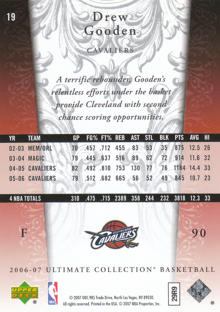 2006/2007 Ultimate Collection (Upper Deck) Basketball - Picture 93 of 111