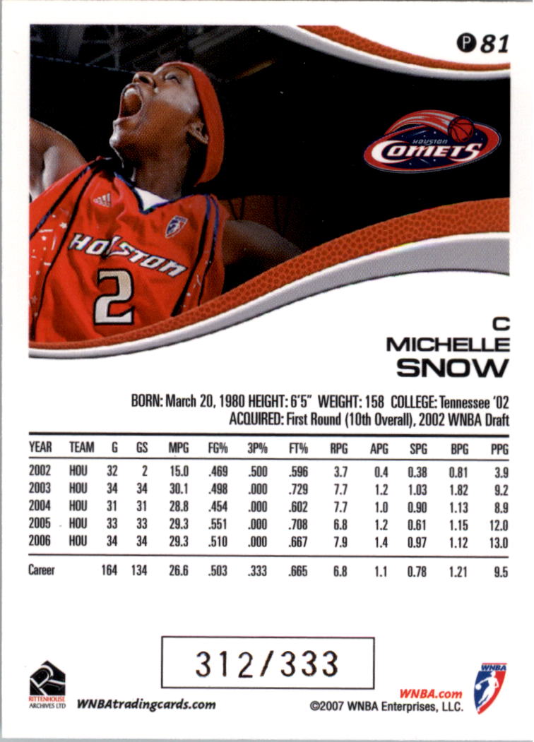 2007 WNBA Parallel #d/333 YOU PICK - Picture 33 of 35