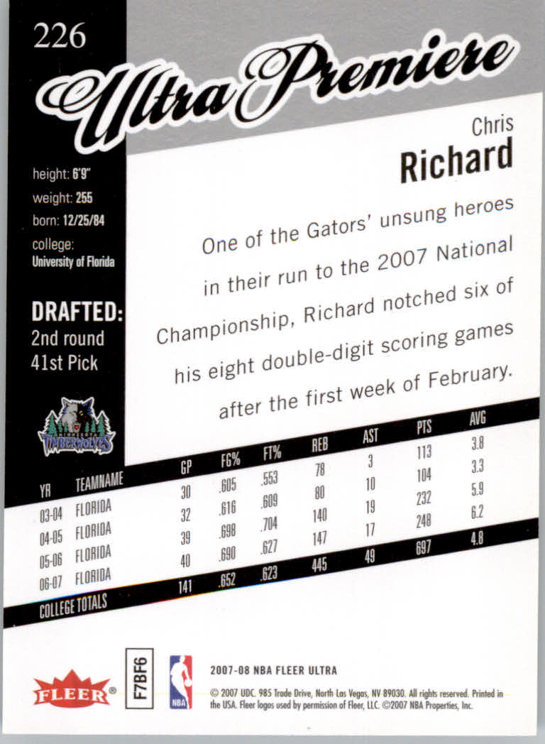 2007/2008 Ultra SE Basketball "Retail" Parallel Base Cards - Picture 63 of 71