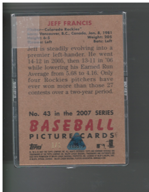 A5534- 2007 Bowman Heritage Baseball Insert Cards -You Pick- 15+ FREE US SHIP - Picture 3 of 294