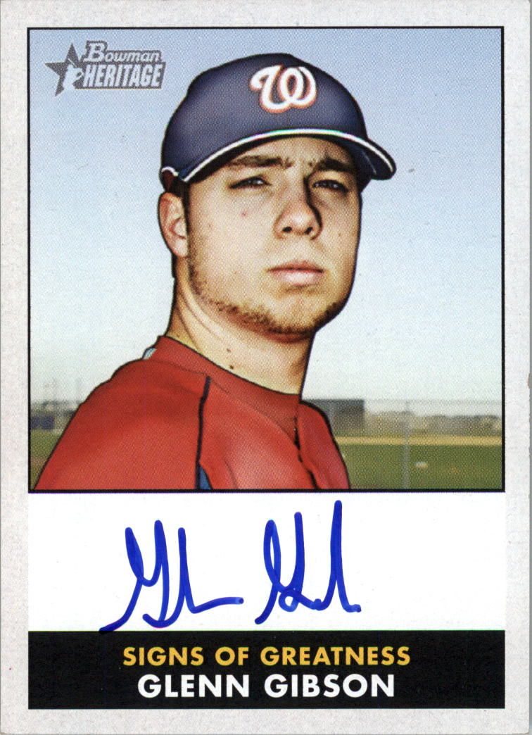 2007 Bowman Heritage Baseball Signs of Greatness AUTO You Pick