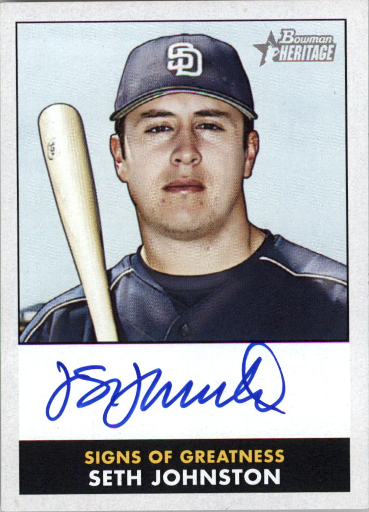 2007 Bowman Heritage Baseball Signs of Greatness AUTO You Pick