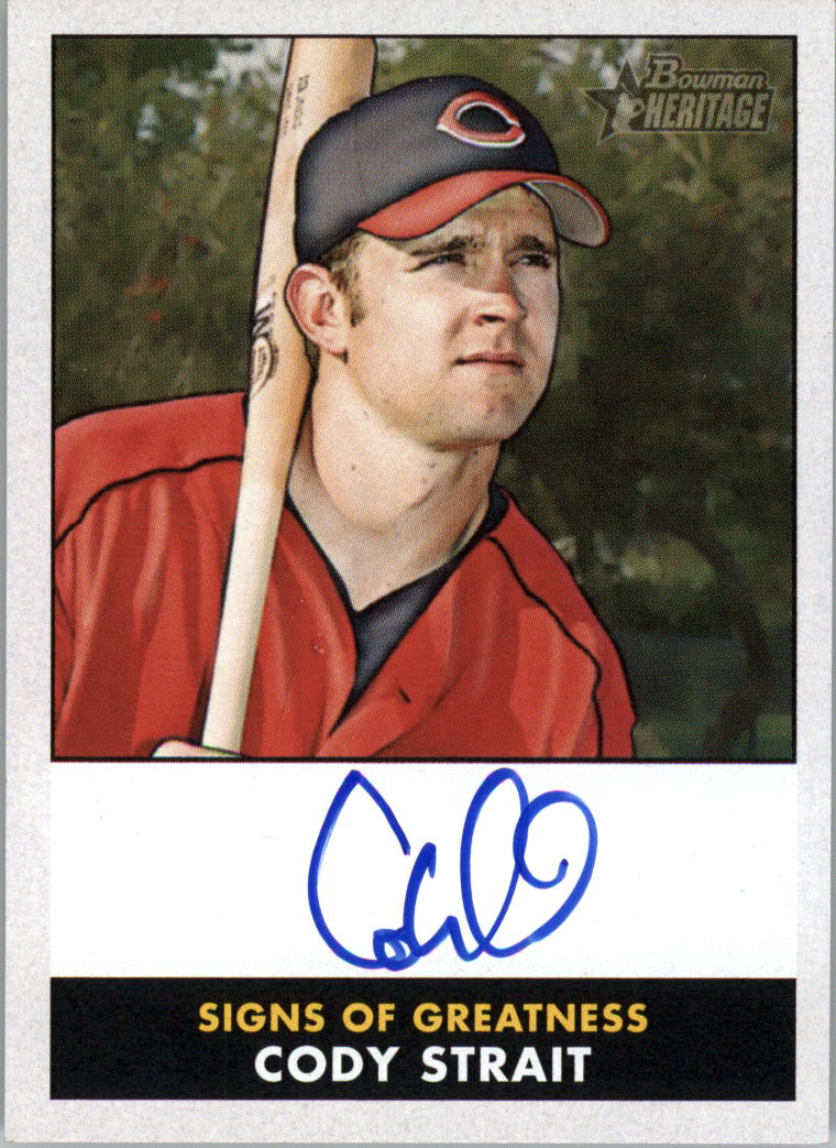 2007 Bowman Heritage Baseball Signs of Greatness AUTO You Pick