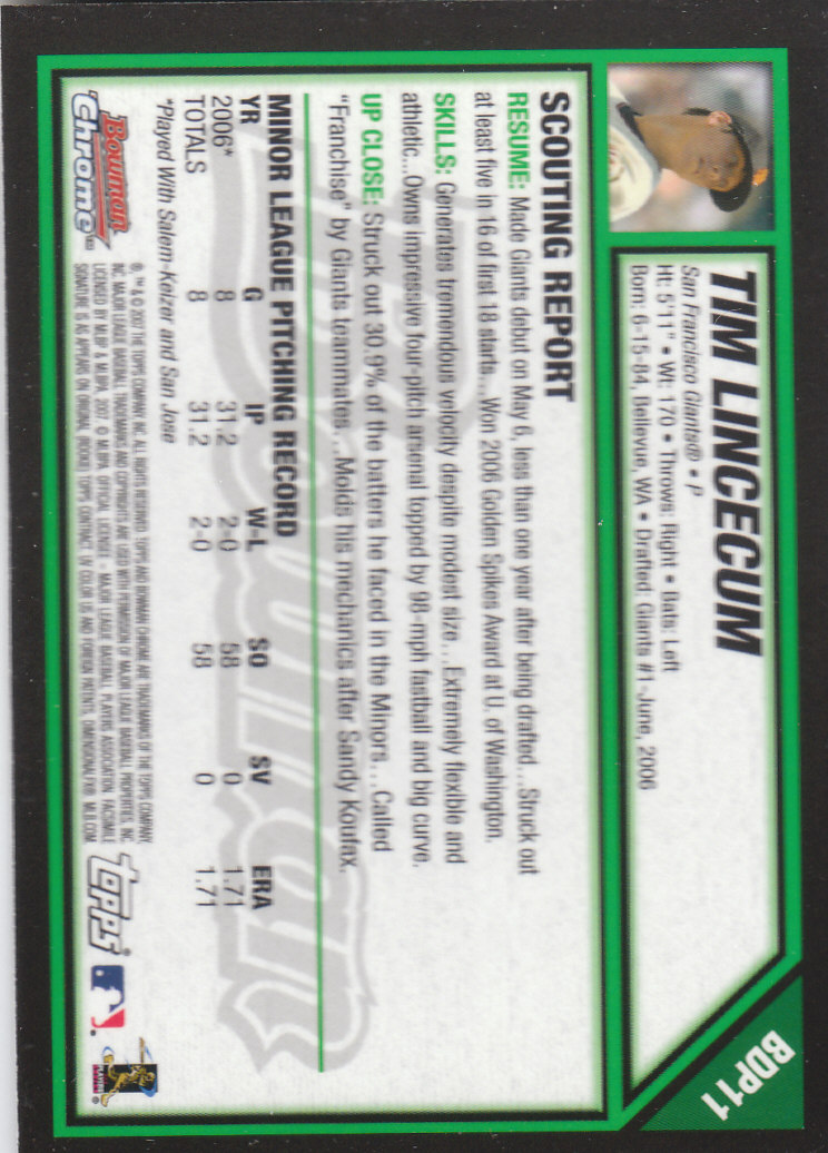 2007 Bowman Chrome Draft Baseball - Picture 20 of 360