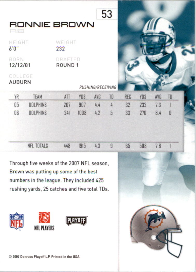 2007 Playoff NFL Playoffs Football Card Pick - Picture 107 of 361