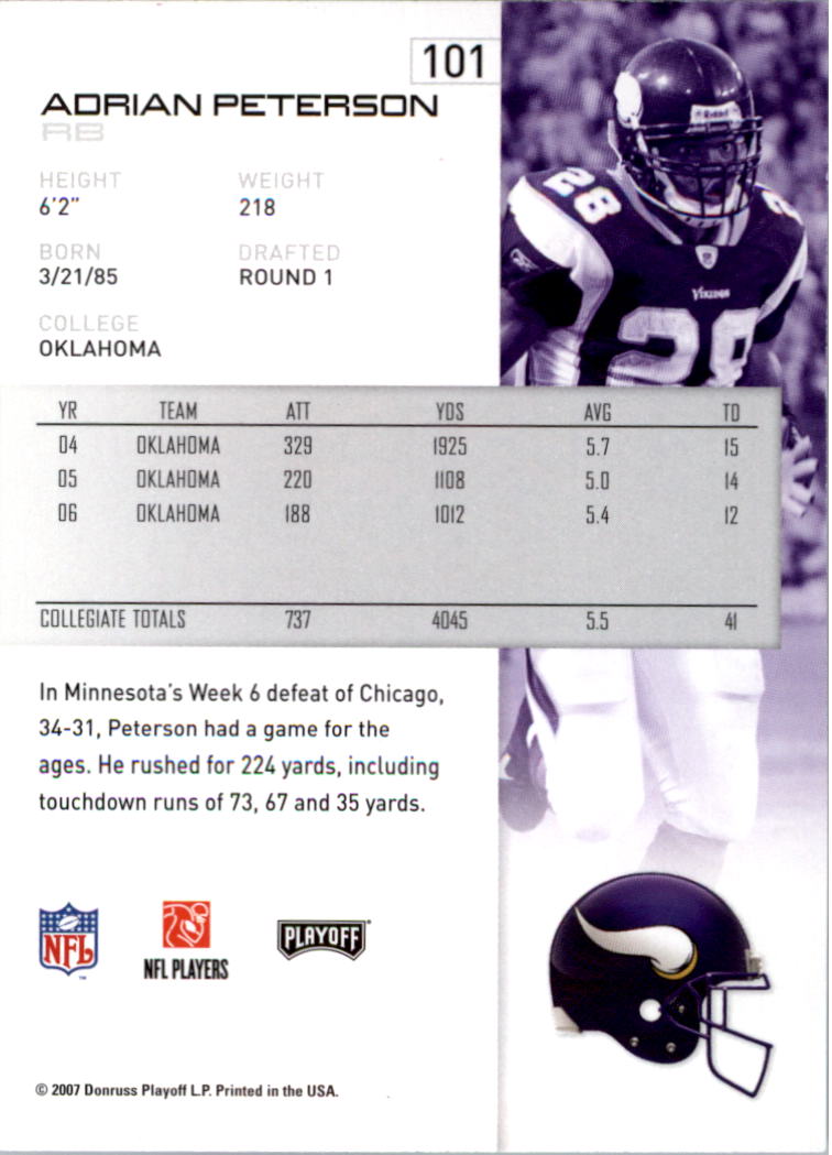 2007 Playoff NFL Playoffs Football Card Pick - Picture 203 of 361