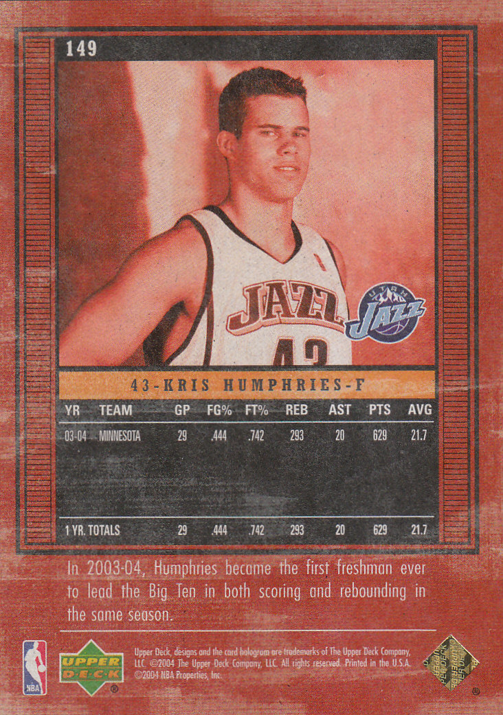 2003/2004 Legends Throwback (Upper Deck) Basketball - Picture 187 of 189