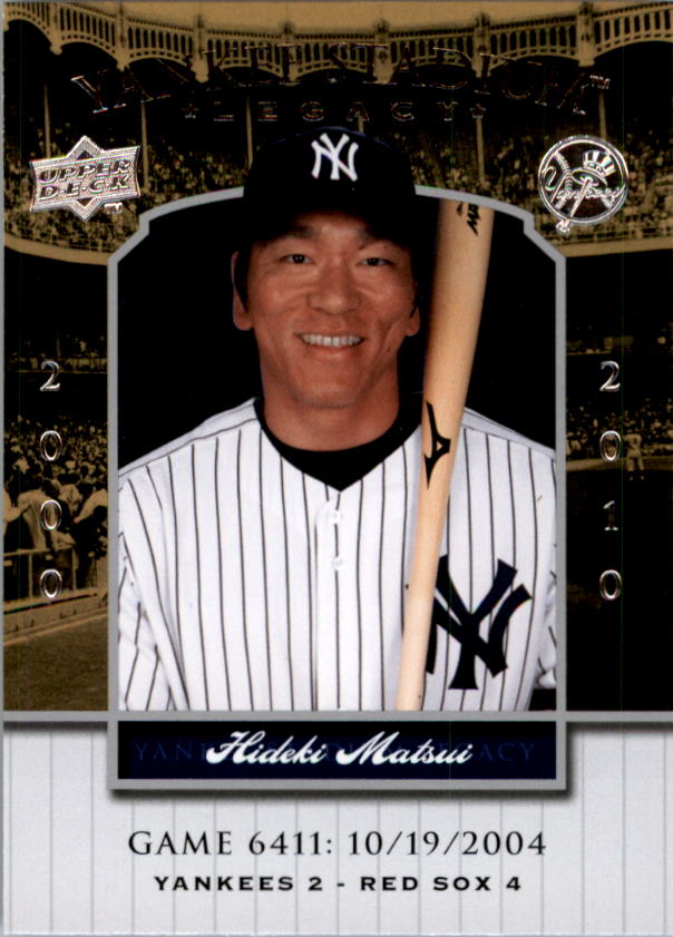 2008 Upper Deck Yankee Stadium Legacy Collection Baseball Card Pick 5107-6741 - Picture 345 of 382
