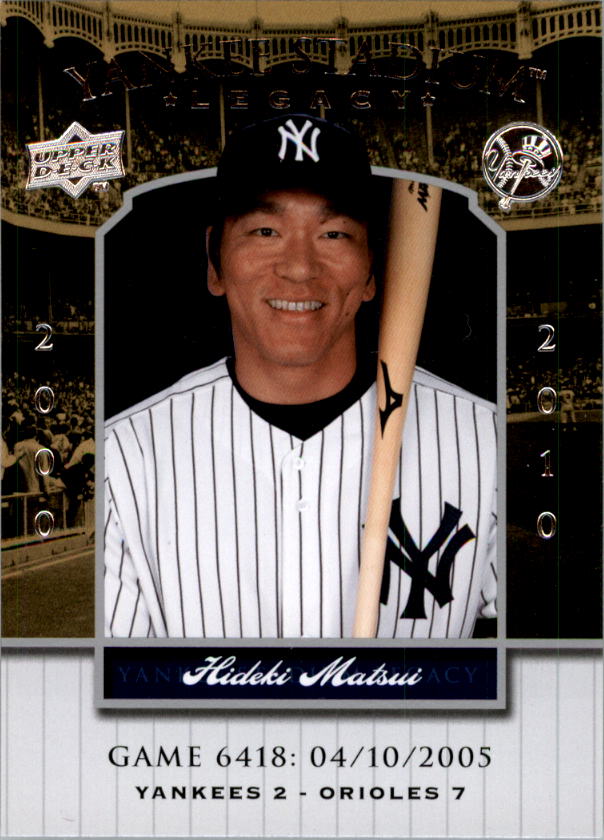 2008 Upper Deck Yankee Stadium Legacy Collection Baseball Card Pick 5107-6741 - Picture 349 of 382