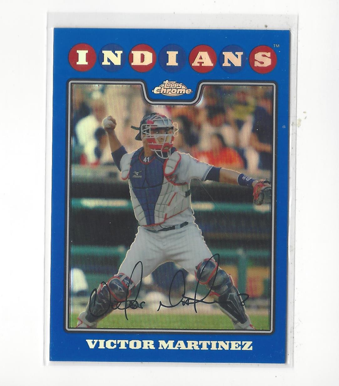 2008 Topps Chrome Baseball Blue Refractor Singles - You