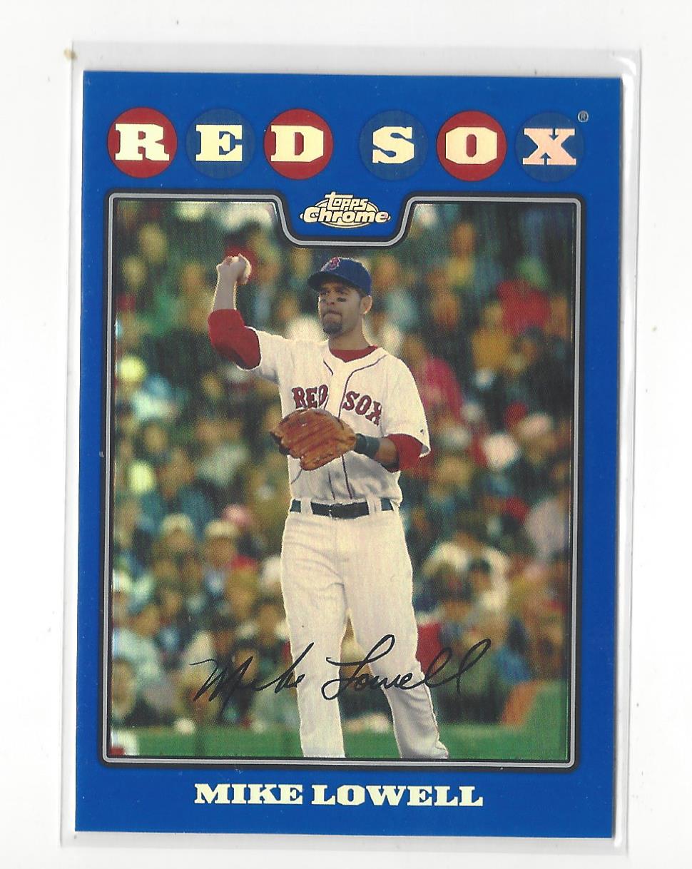 2008 Topps Chrome Baseball Blue Refractor Singles - You