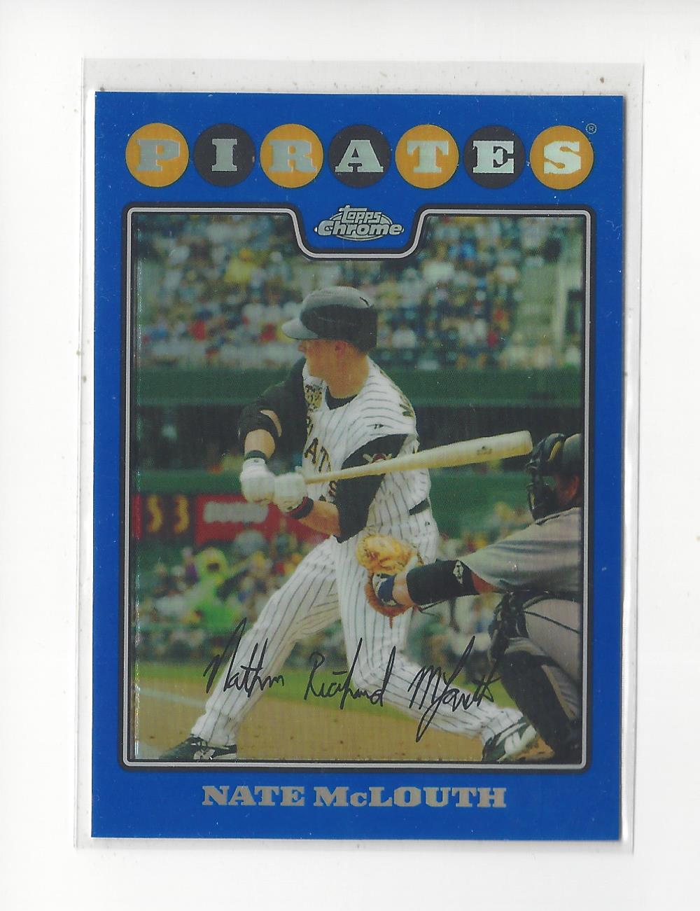 2008 Topps Chrome Baseball Blue Refractor Singles - You