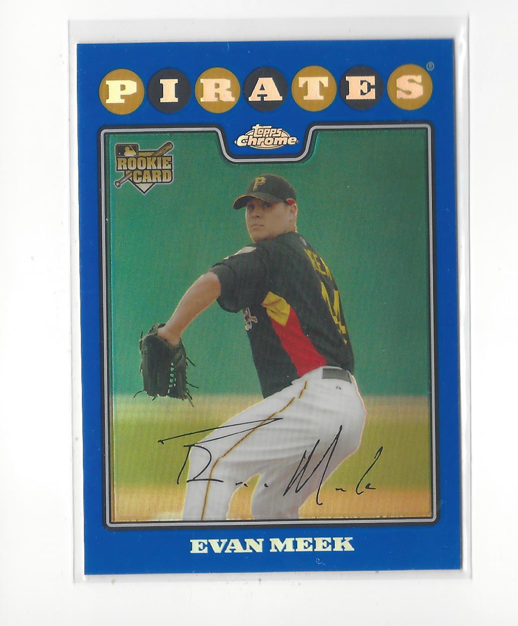 2008 Topps Chrome Baseball Blue Refractor Singles - You