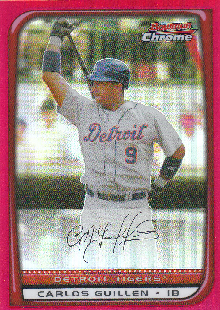2008 Bowman Chrome Baseball "Orange and Red Refractors" Main Set Parallel Cards - Picture 22 of 23
