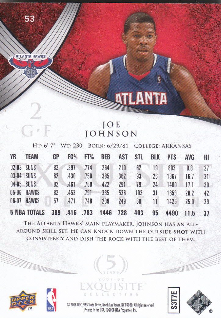 2007/2008 Exquisite Collection (cubierta superior) baloncesto - Imagen 33 de 39