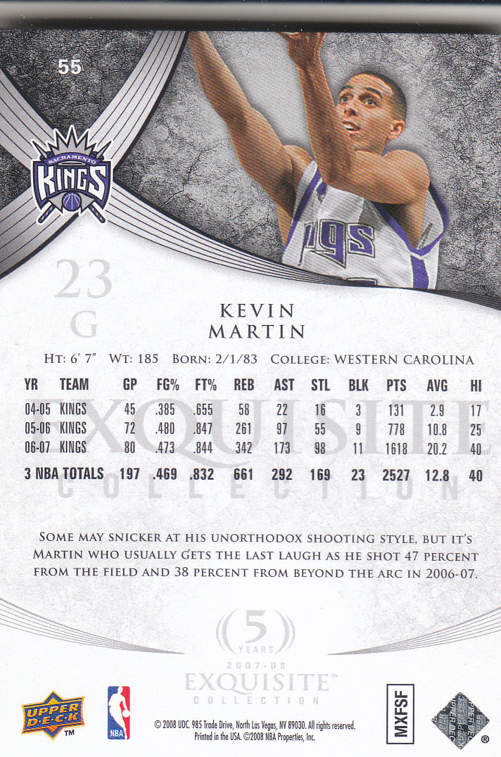 2007/2008 Exquisite Collection (cubierta superior) baloncesto - Imagen 37 de 39