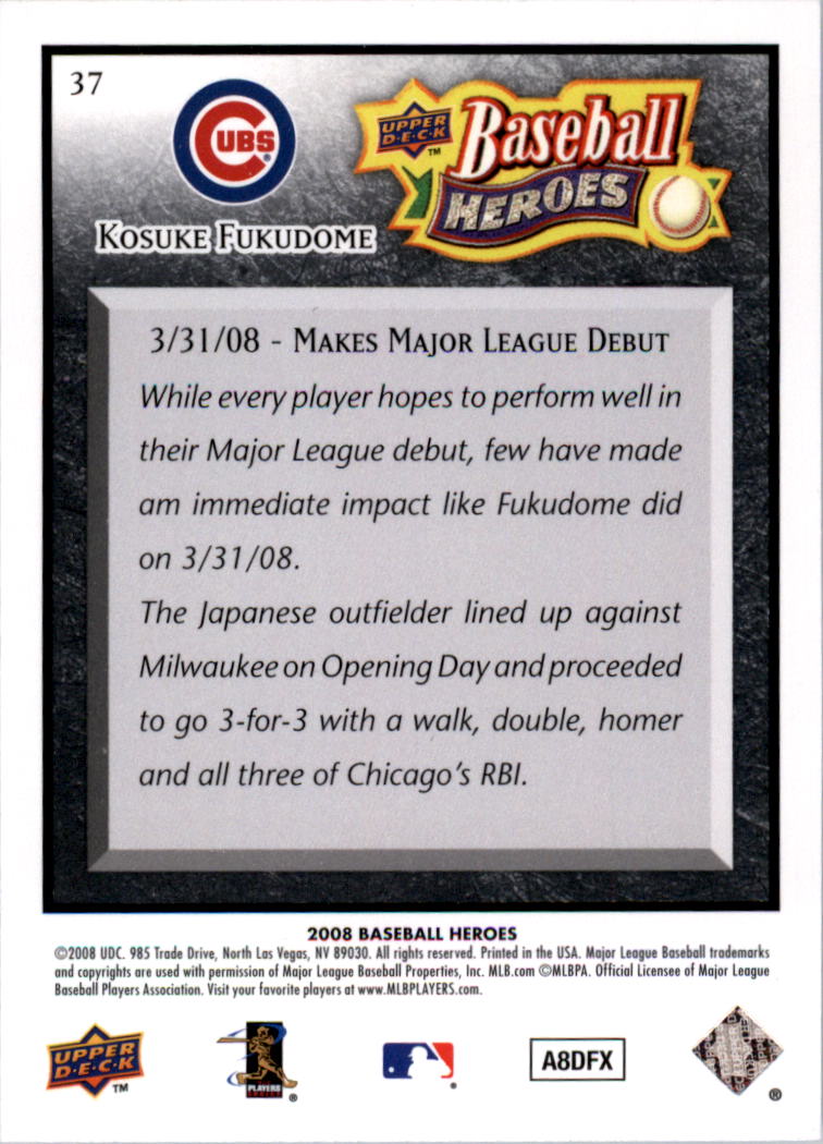2008 Upper Deck Heroes Black Baseball Card Pick - Picture 55 of 305