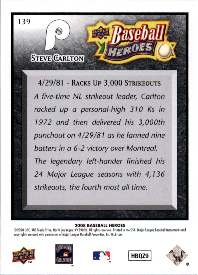 2008 Upper Deck Heroes Black Baseball Card Pick - Picture 214 of 305
