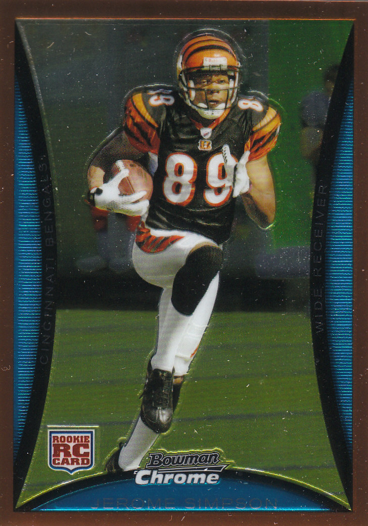 2008 Bowman Chrome Football Part 3 Rookie Autographs Bronze Silver Cards - Picture 28 of 49