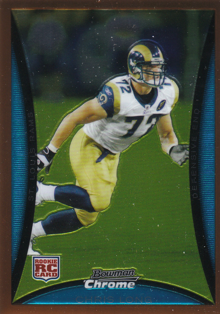 2008 Bowman Chrome Football Part 3 Rookie Autographs Bronze Silver Cards - Picture 34 of 49