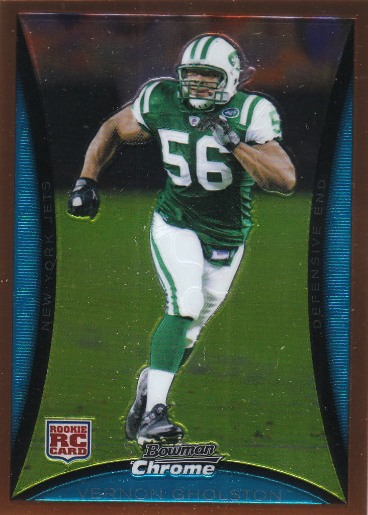 2008 Bowman Chrome Football Part 3 Rookie Autographs Bronze Silver Cards - Picture 36 of 49