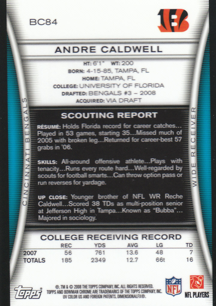 2008 Bowman Chrome Football Part 3 Rookie Autographs Bronze Silver Cards - Picture 9 of 49