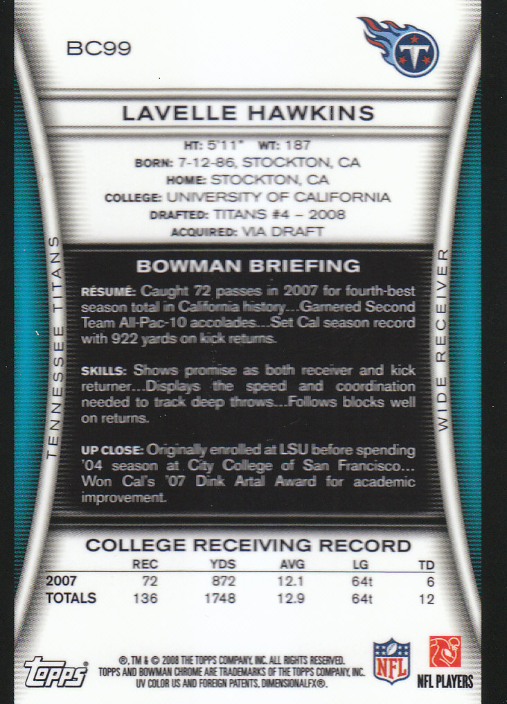 2008 Bowman Chrome Football Part 3 Rookie Autographs Bronze Silver Cards - Picture 13 of 49