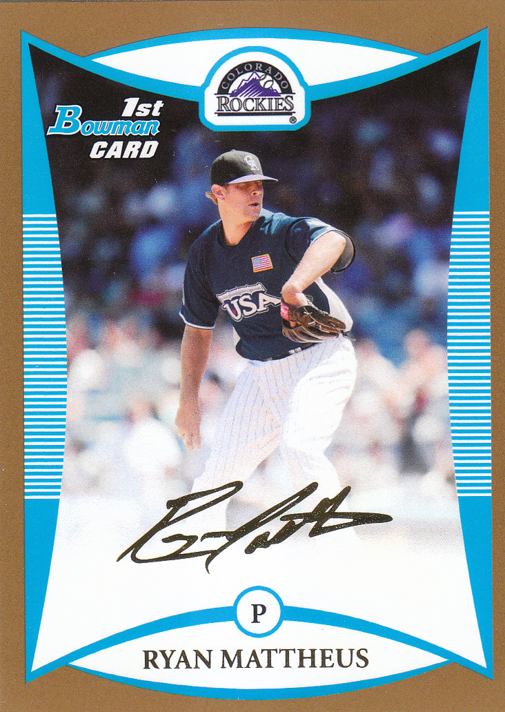2008 Bowman Draft Baseball Part 2 Paper Parallel Cards - Picture 154 of 159