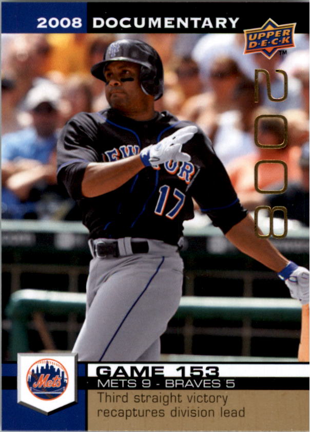 2008 Upper Deck Documentary Gold Baseball Card Pick 4234-4691 - Picture 154 of 209
