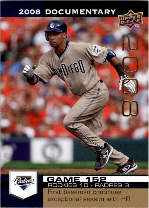 2008 Upper Deck Documentary Gold Baseball Card Pick 4234-4691 - Picture 166 of 209