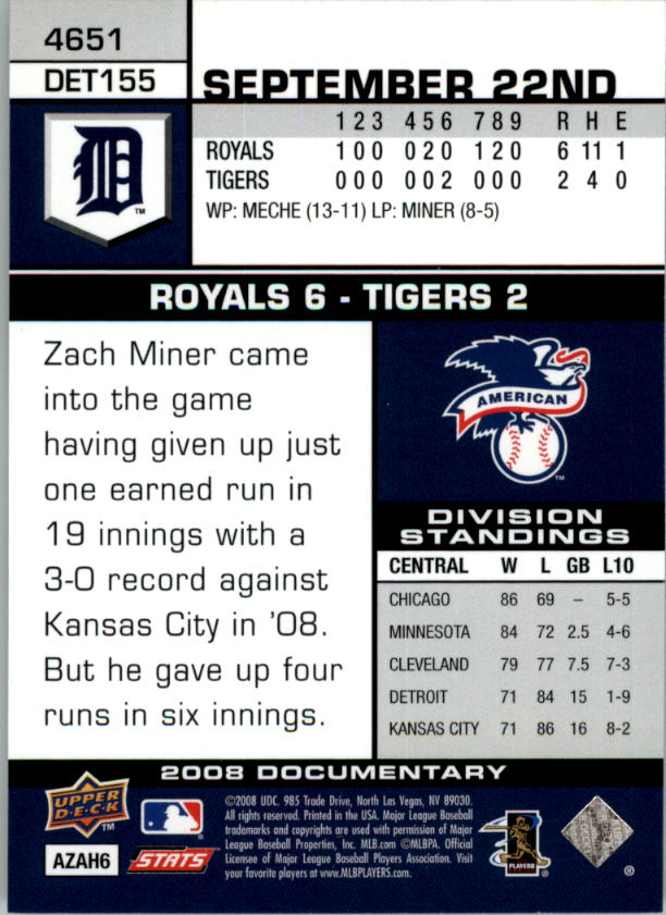 2008 Upper Deck Documentary Gold Baseball Card Pick 4234-4691 - Picture 191 of 209