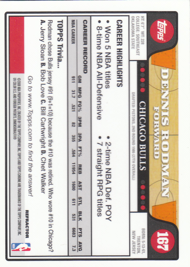 2008/2009 tarjetas paralelas refractoras de baloncesto cromadas parte 2 Topps - Imagen 113 de 255