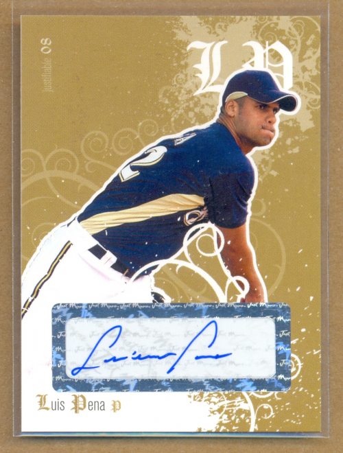 2008 Justifiable Autographs Baseball Card Pick 
