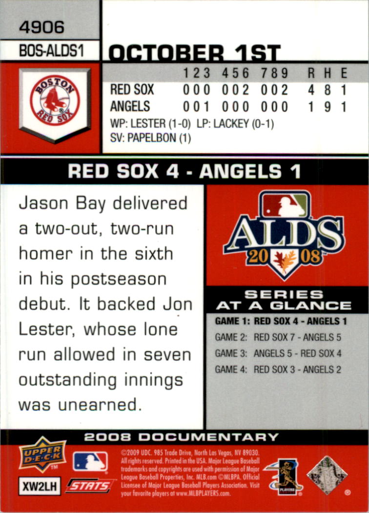 2008 Upper Deck Documentary Baseball Card Pick 4716-4936 - Picture 295 of 299