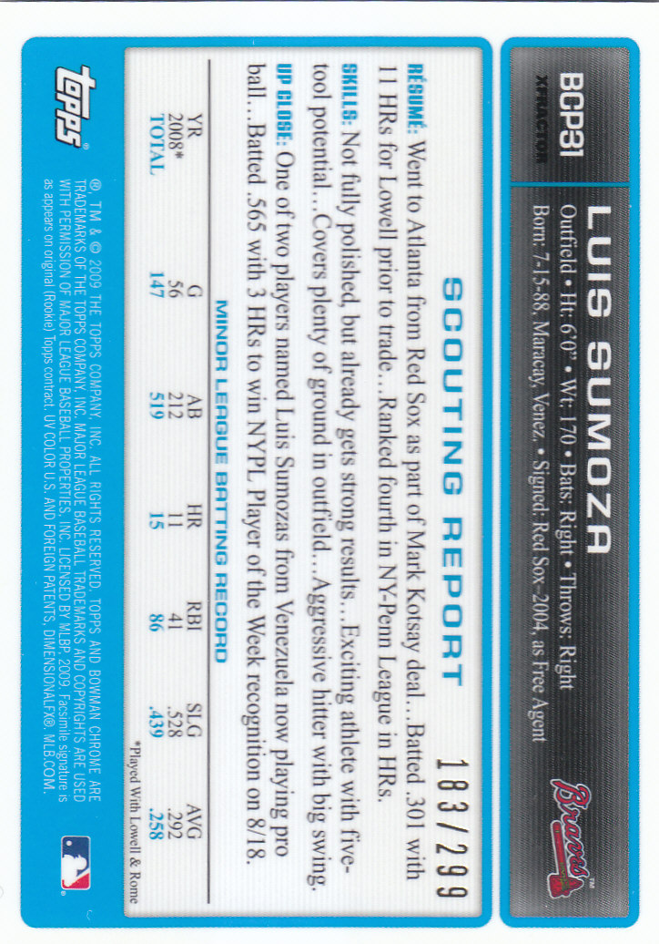 2009 Bowman Chrome Baseball Part 4 Prospects and Autograph Parallel Cards - Picture 57 of 109