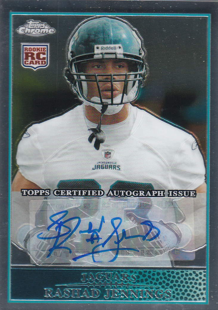 2009 Topps Chrome Football Part 3 Insert and Autograph Cards - Picture 80 of 81