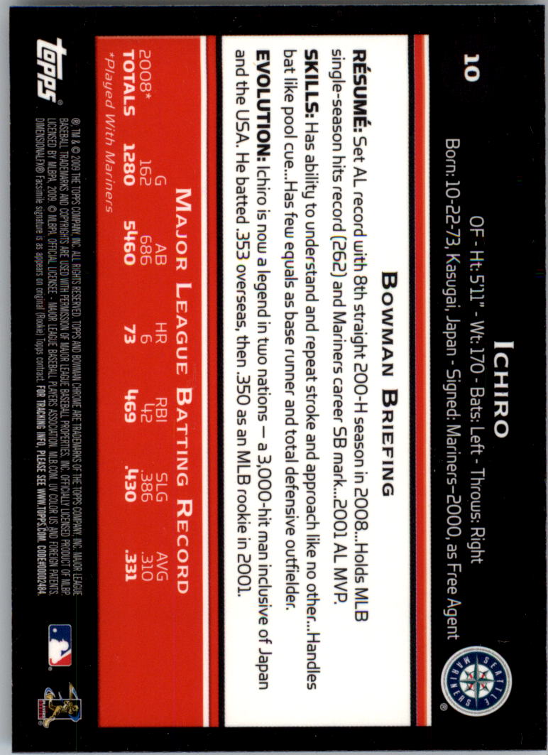 2009 Bowman Chrome Baseball Card Pick - Picture 19 of 429