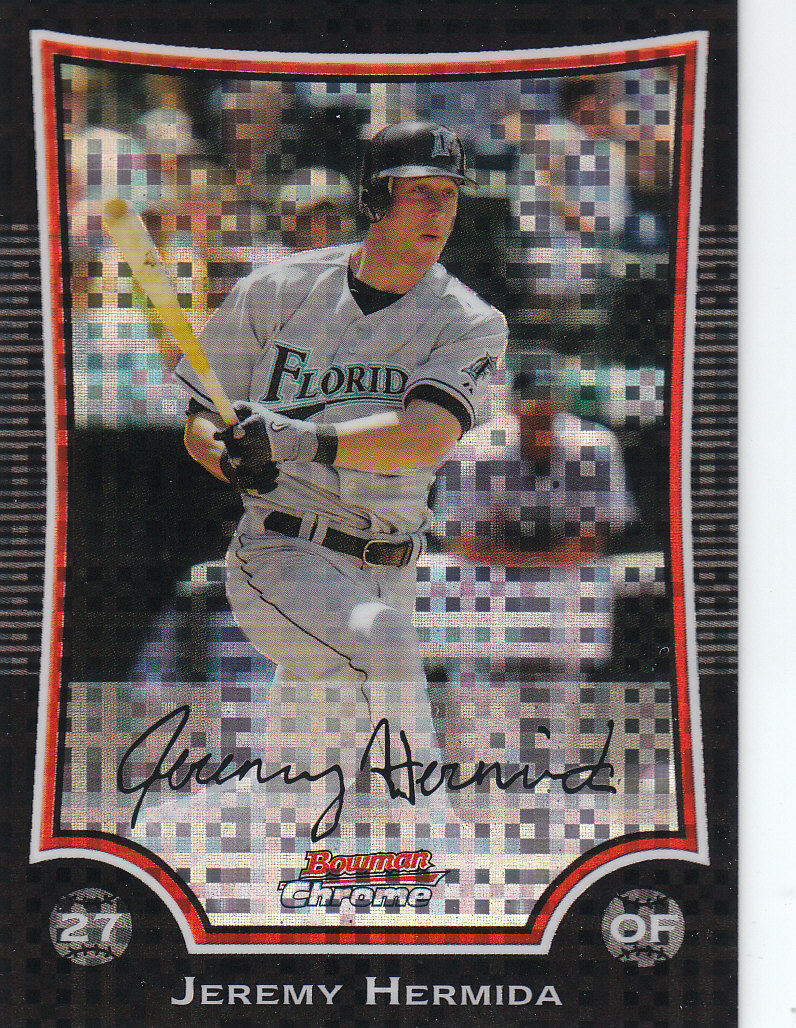 2009 Bowman Chrome Baseball Part 2 Main Set Parallel Cards - Picture 154 of 167